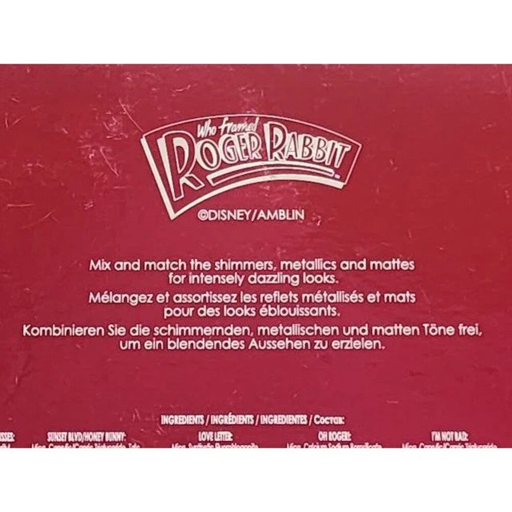 CIATE The Jessica Rabbit Collection 9 Shade Eyeshadow Palette Limited Edition